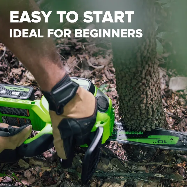 Greenworks CS2532GA2 chainsaw, manufacturer gallery view 6