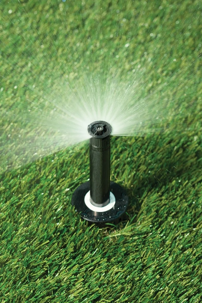 Rain Bird 1804APPRS four-inch spray heads, four-pack, detail or garden-use view 3