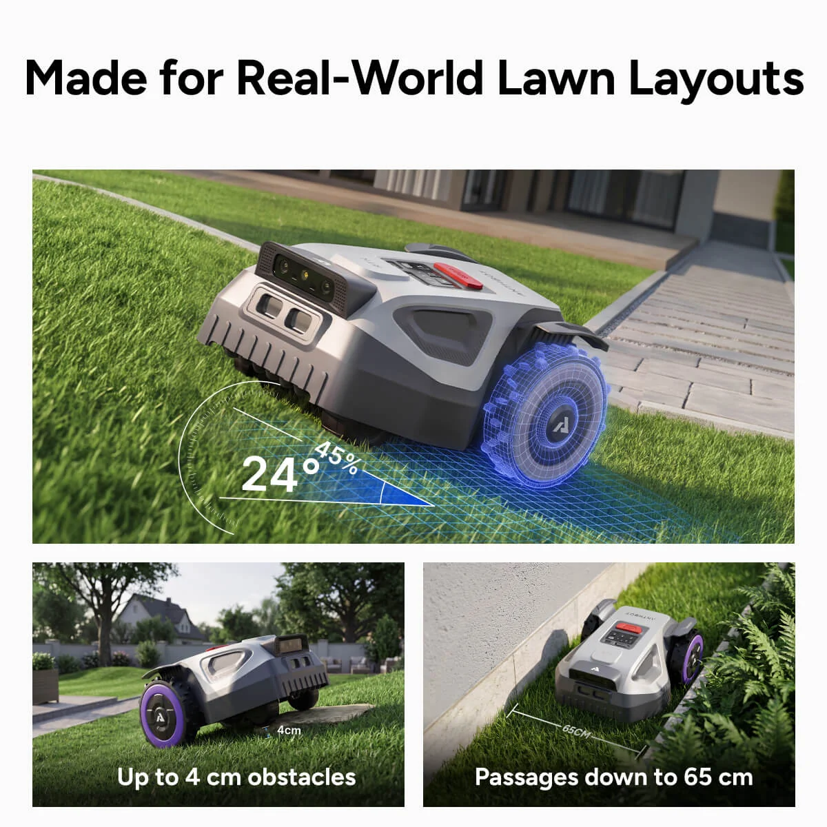ANTHBOT M5 robotic mower with garage, product gallery view 7