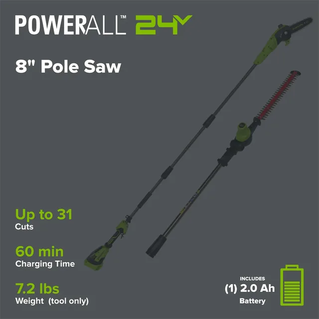 Greenworks CKPH321 pole saw, manufacturer gallery view 2