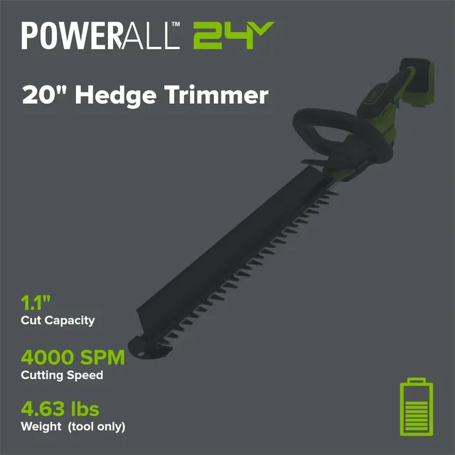 Greenworks HT2002DA1 hedge trimmer, manufacturer gallery view 2