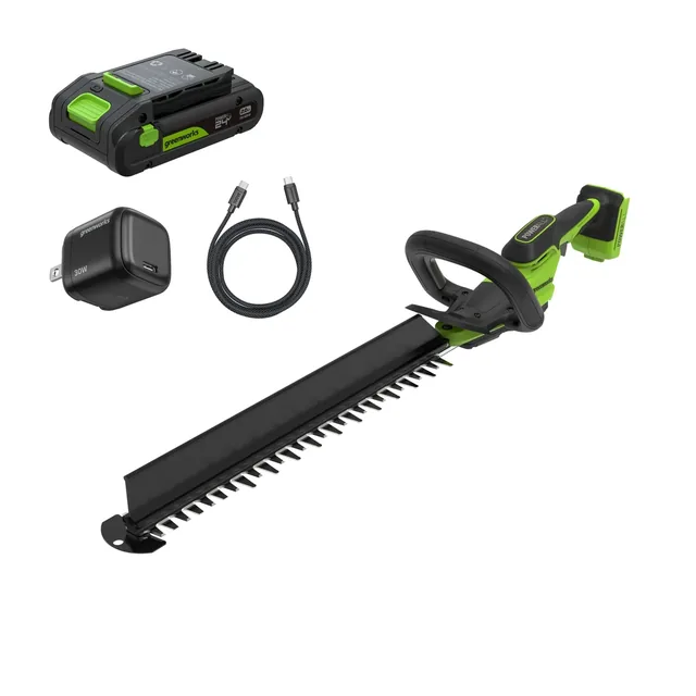 Greenworks HT2002 hedge trimmer, manufacturer gallery view 1