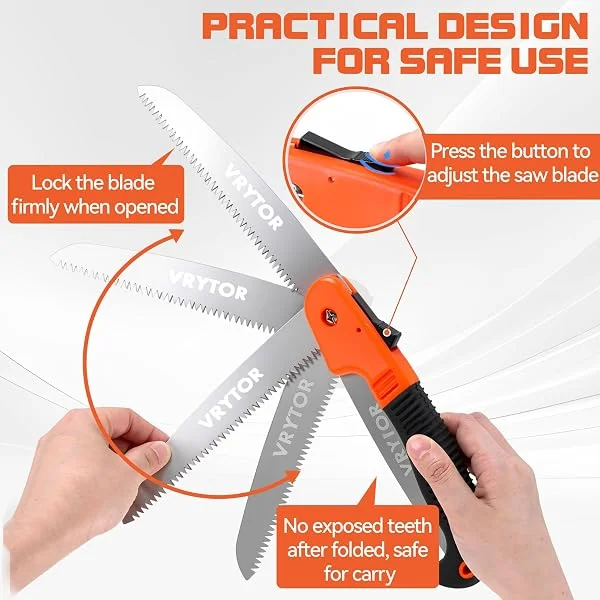 VRYTOR 7-inch folding pruning saw, product gallery view 4
