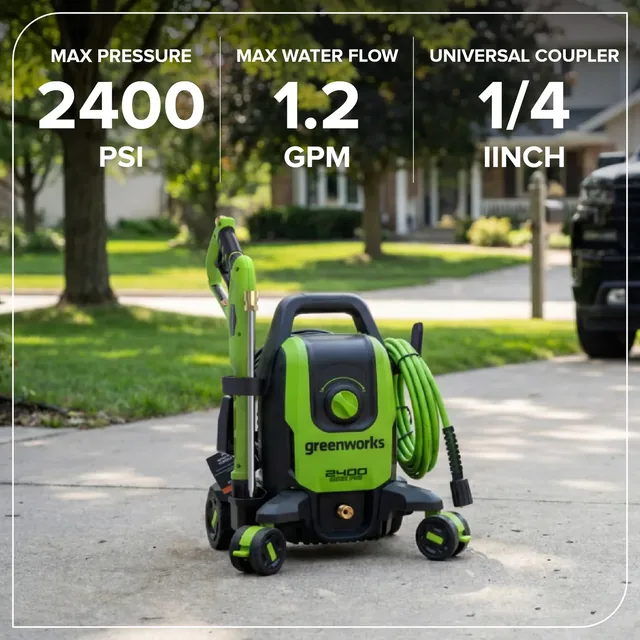 Greenworks GPW2400 pressure washer, manufacturer gallery view 4