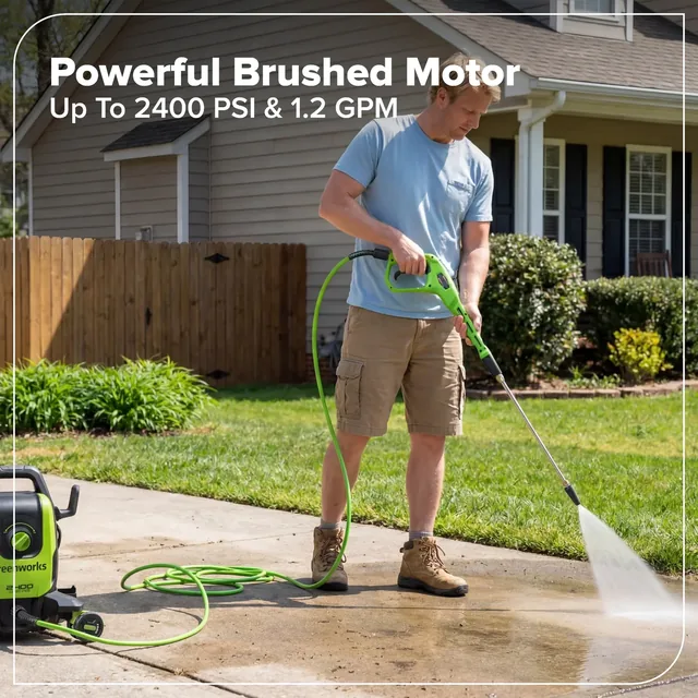 Greenworks GPW2400 pressure washer, manufacturer gallery view 5
