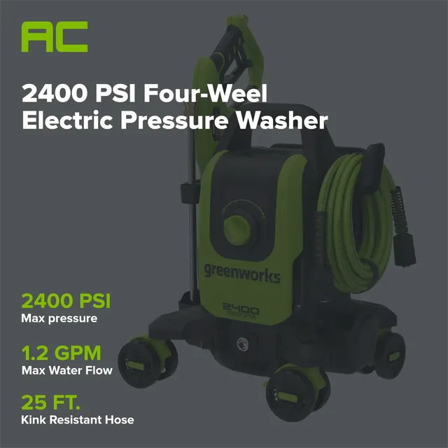 Greenworks GPW2400 pressure washer, manufacturer gallery view 2