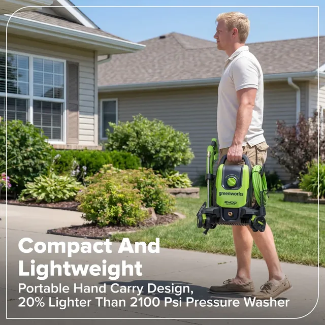Greenworks GPW2400 pressure washer, manufacturer gallery view 6