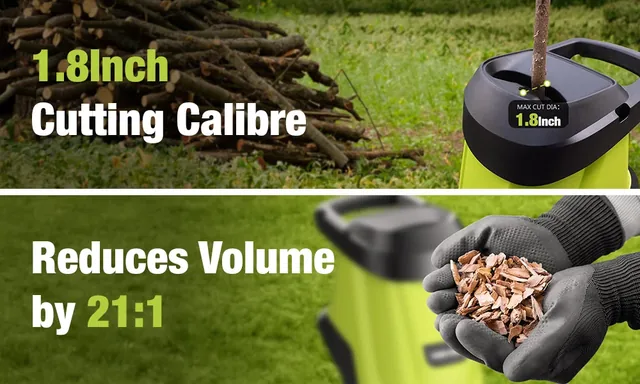 Yeryork 15-amp electric wood chipper, product gallery view 3